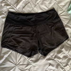 Black lululemon shorts